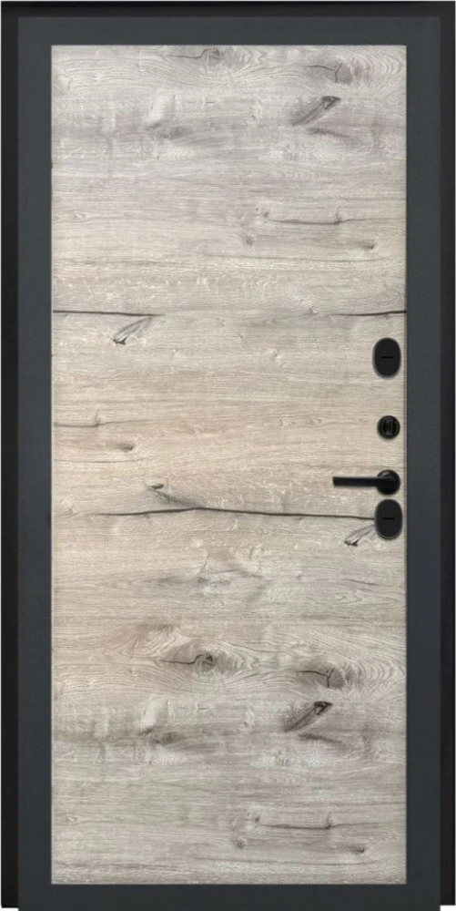 Входная дверь ДвериПРО Elfy Без фрезеровки Дуб пацифик горизонт DPRO198235 внутренняя сторона