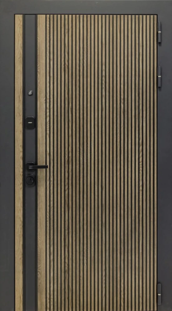 Входная дверь ДвериПРО Rosna ФЛ-700 (10мм, ясень грей) DPRO198026 внешняя сторона