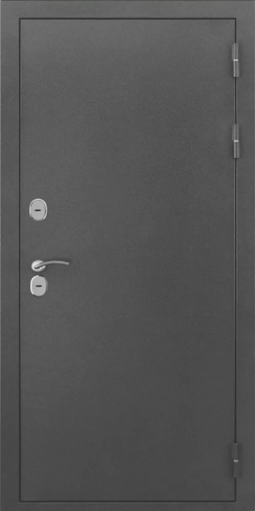 Входная дверь ДвериПРО L-Термо серебро ПВХ 10мм Астрод Velutto Grigio DPRO195708 внешняя сторона