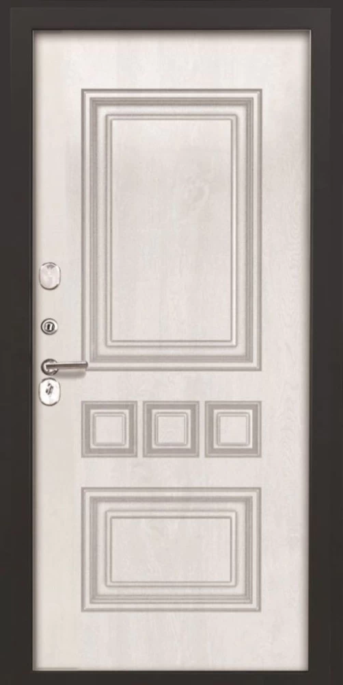 Входная дверь ДвериПРО Аура фл-608 винорит white DPRO195604 внутренняя сторона