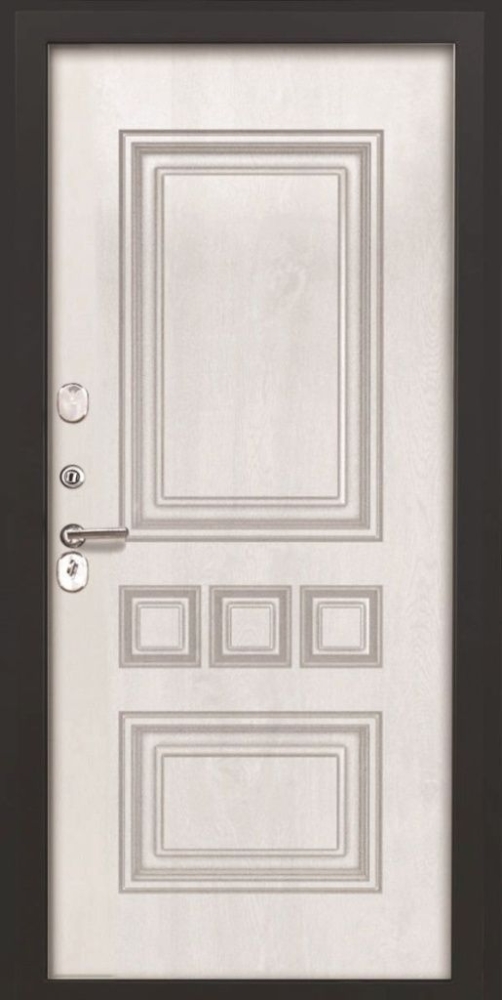 Входная дверь ДвериПРО L-3b фл-608 винорит white DPRO193108 внутренняя сторона