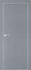 Межкомнатная дверь PX-1 AL кромка с 4-х ст. Серый матовый